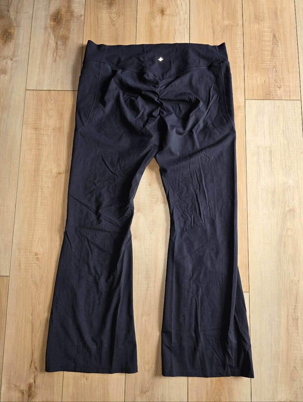 HALARA Black Flared Leggings Sz 2X